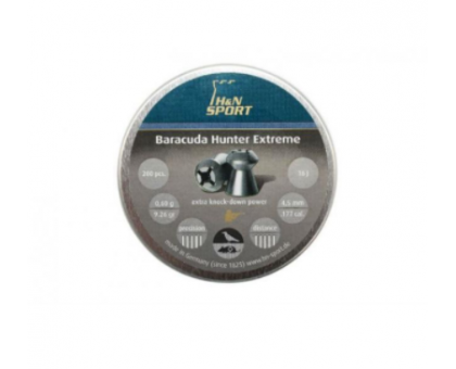 Пули пневматические H&N Baracuda Hunter Extreme (200 шт, 4,5 мм, 0,6 г)