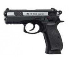 Пистолет ASG CZ 75D Compact, CO2, blowback, двухцветный (16189)