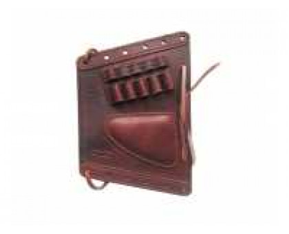 Патронташ на приклад Holster (Хольстер) калибр.308 WIN и аналоги (5 патронов, кожа)