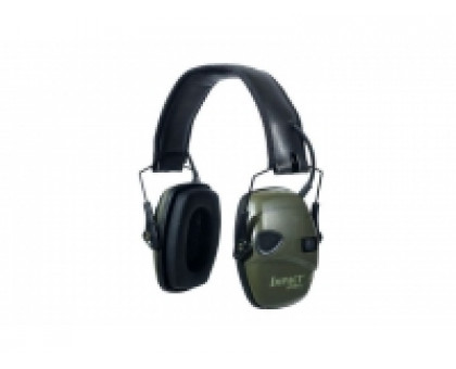 Наушники активные Howard Impact Sport, стерео, хаки/черный, 25 дБ 