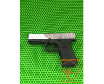 Пистолет охолощенный Retay Glock 17, 9mm, никель