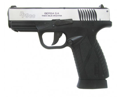 Пистолет пневматический ASG BERSA BP9CC Blowback (металл-серебро)