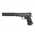 Пистолет страйкбольный Galaxy G.10А (COLT1911PD mini с глушителем)