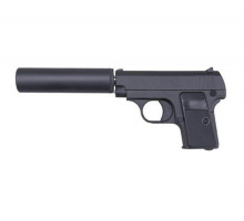 Пистолет страйкбольный Galaxy G.1A (COLT25 с глушителем)
