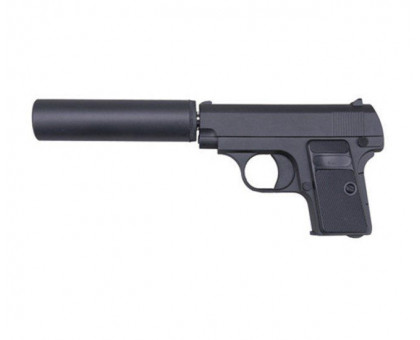 Пистолет страйкбольный Galaxy G.1A (COLT25 с глушителем)