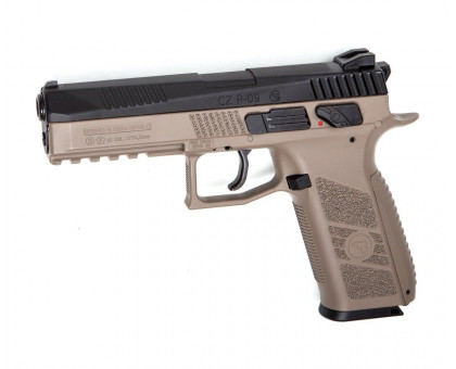 Пистолет пневматический ASG CZ P-09 DT-FDE (пулевой, blowback)