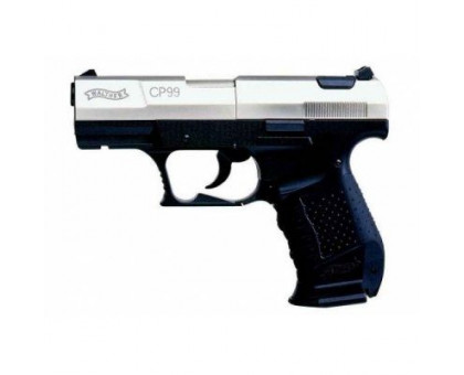 Пистолет пневматический Umarex Walther CP 99 Compact (никель с черной рукояткой