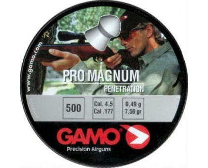Пули пневматические Gamo Pro-Magnum (500 шт, 4,5 мм, 0,49 г)