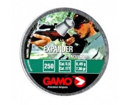 Пули пневматические Gamo Expander (250 шт, 5,5 мм, 0,49 г)