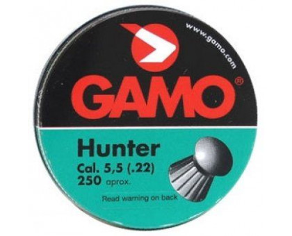 Пули пневматические Gamo Hunter (250 шт, 5,5 мм, 1 г)