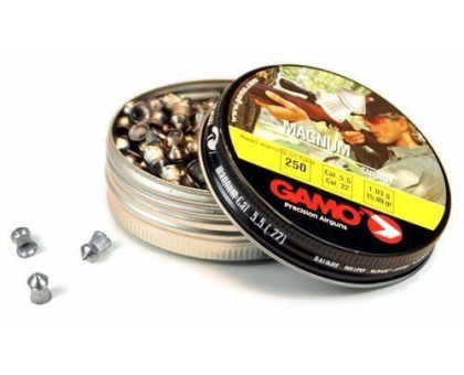Пули пневматические Gamo Magnum (250 шт, 5,5 мм, 1 г)