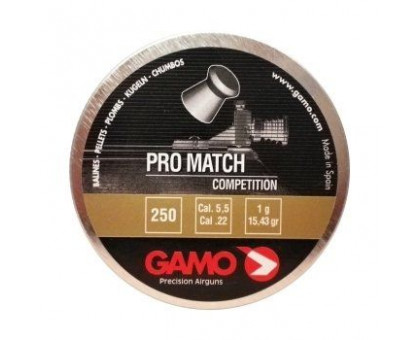 Пули пневматические Gamo Pro-Match (250 шт, 5,5 мм, 1 г)