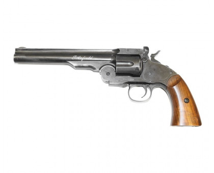 Револьвер пневматический ASG Schofield-6 aging black (пулевой)