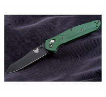 Нож складной Benchmade Osborne, reverse tanto, axis, зеленая рук