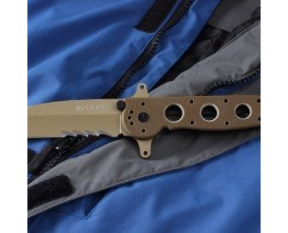 Нож складной CRKT Tan Special Forces, M16-14DSFG (серейтор)