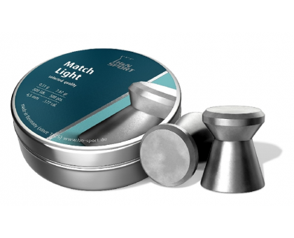 Пули пневматические H&N Match Light (500 шт, 4,5 мм, 0,51 г)