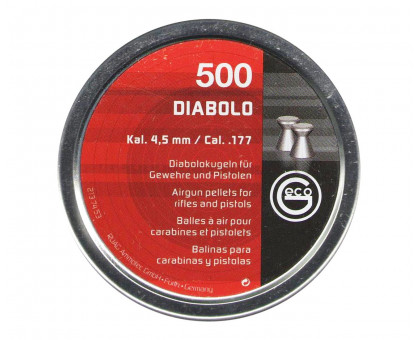 Пули пневматические GECO Diabolo (0,45 гр, 4,5 мм, 500 шт)