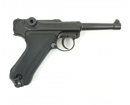 Пистолет пневм. Umarex Р.08, кал.4,5 мм (метал, черный, blowback, ВВ)
