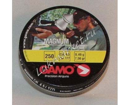 Пули пневматические Gamo Magnum (250 шт, 4,5 мм, 0,49 г)
