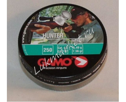 Пули пневматические Gamo Hunter (250 шт, 4,5 мм, 0,49 г)