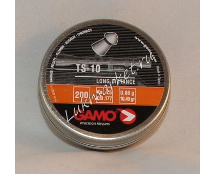 Пули пневматические Gamo TS-10 (200 шт, 4,5 мм, 0,68 г)