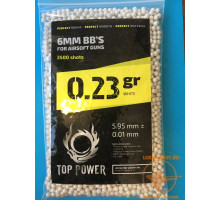 Шарики Top Power - 0,23  Precision BB (3500 шт., белые) Taiwan