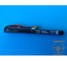 АКБ BlueMAX 11.1V Lipo 1200mAh 20C slim AK stick 17x17x185mm АК-серия под крышку