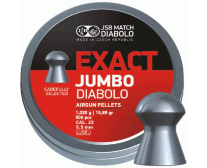 Пули пневматические Exact Diabolo Jumbo (1,030 г, 5,52 мм, 500 шт)