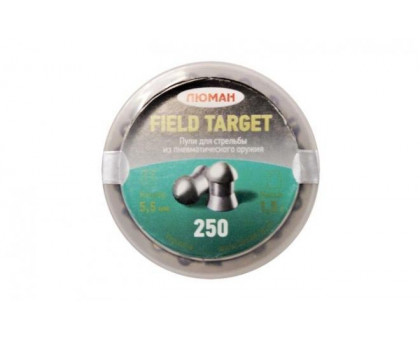 Пули пневматические Люман Field Target (250 шт, 5,5 мм, 1,5 г)