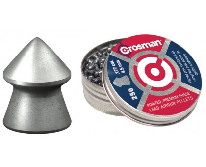 Пули пневматические Crosman Pointed (250 шт, 4,5 мм, 0,47 г)