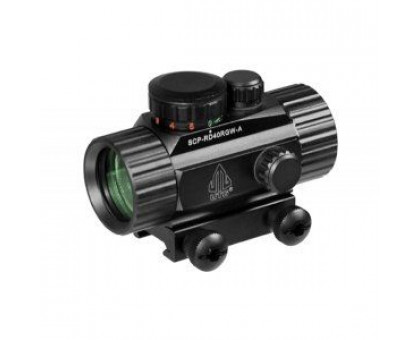 Коллиматорный прицел LEAPERS UTG New Gen 1x30 закрытый на Weaver