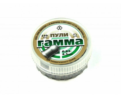 Пули пневматические Гамма (150 шт, 4,5 мм, 0,83 г)