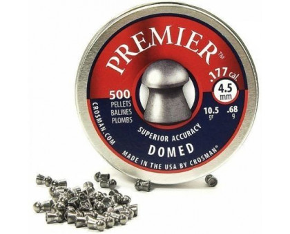 Пули пневматические Crosman Premier Domed (500 шт, 4,5 мм, 0,68 г)