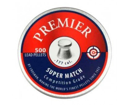 Пули пневматические Crosman Premier Super Match (500 шт, 4,5 мм, 0,51 г)