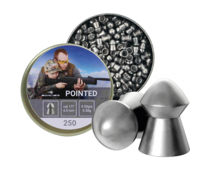 Пули пневматические Borner Pointed (4,5 мм, 250 шт, 0,58 г)