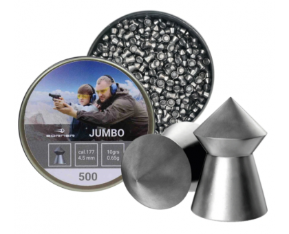 Пули пневматические Borner Jumbo (4,5 мм, 500 шт, 0,65 г)