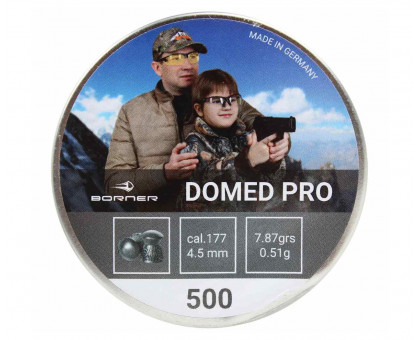 Пули пневматические Borner Domed Pro (4,5 мм, 500 шт, 0,51г)