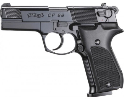 Пистолет пневматический Umarex Walther CP 88  (чёрный с чёрн. рукояткой)