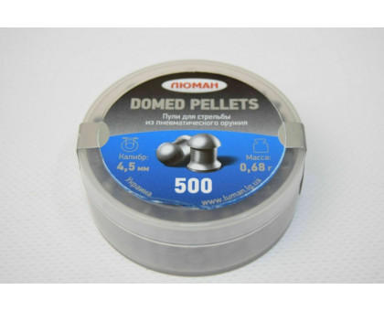 Пули пневматические Люман Domed pellets (500 шт, 4,5 мм, 0,68 г)