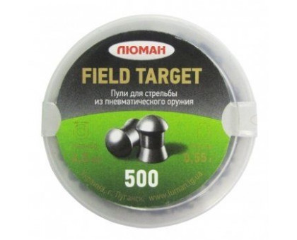 Пули пневматические Люман Field Target (500 шт, 4,5 мм, 0,55 г)